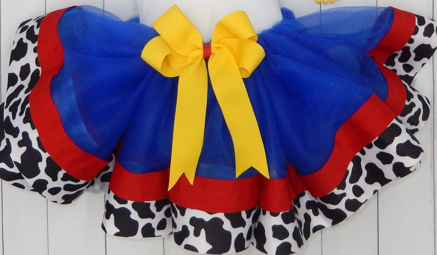Girls TOY STORY Birthday Ribbon Tutu Only | Toy Story Jessie Woody Tutu Dress | ADORABLE!
