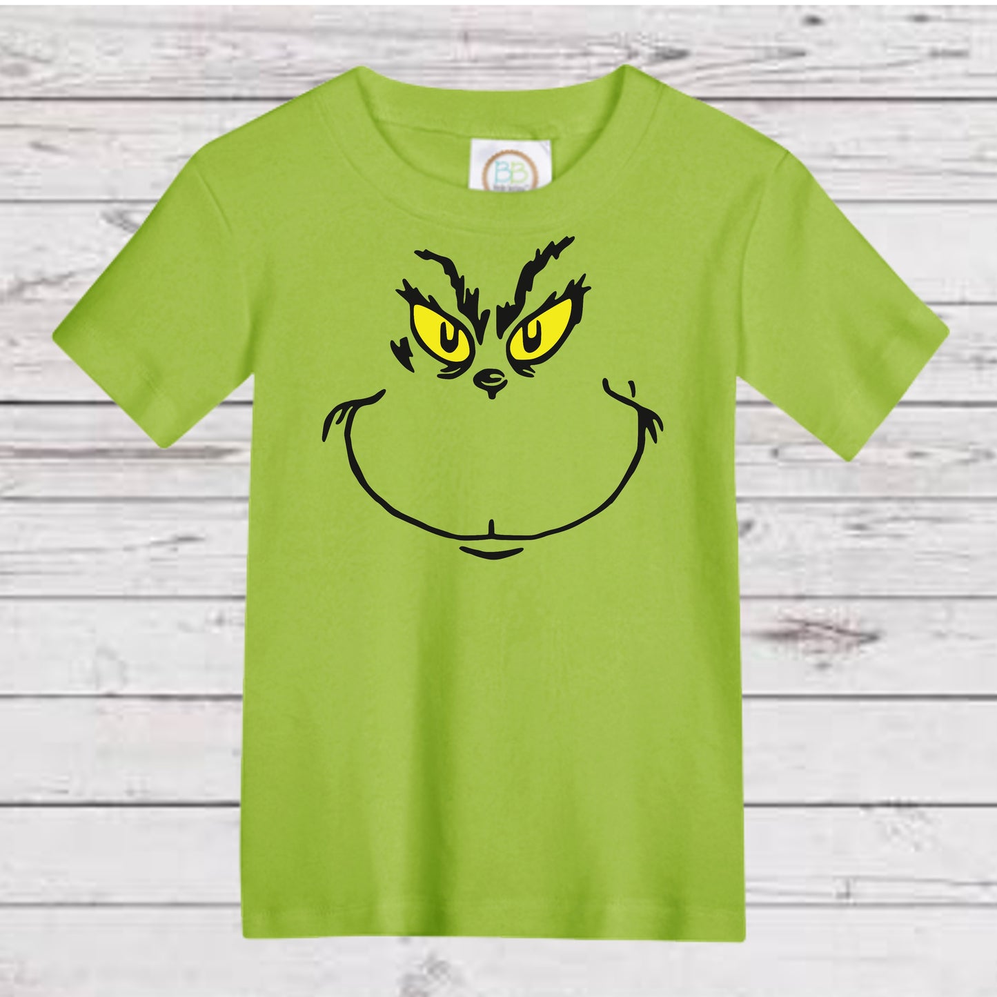 Boys Short Sleeve GRINCH Tshirt | Green Furry Monster Short Sleeve Costume Shirt | GRINCH HALLOWEEN!