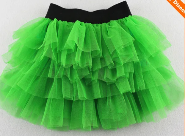 Girls Baby GREEN Layered Tutu | Girls Toddler GREEN Tutu | ADORABLE!