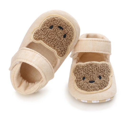 Baby Toddler TEDDY BEAR Slippers | BROWN BEAR Slippers | Great for Baby Gift!