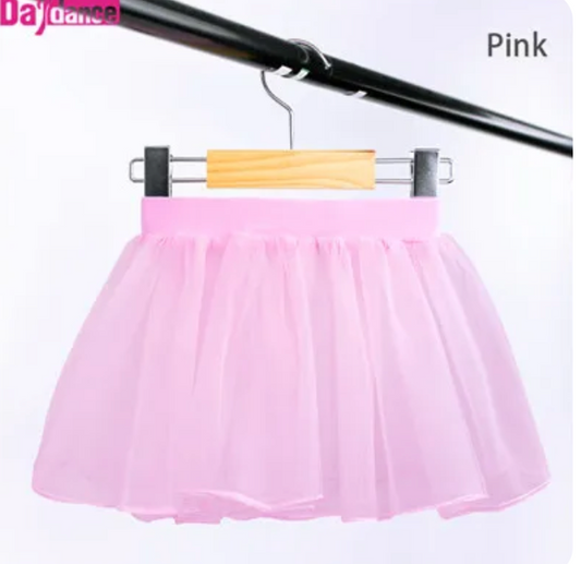 Girls PINK Layered Tutu | Girls Toddler Light PINK DANCE Tutu | Great for Over Dance Leotard