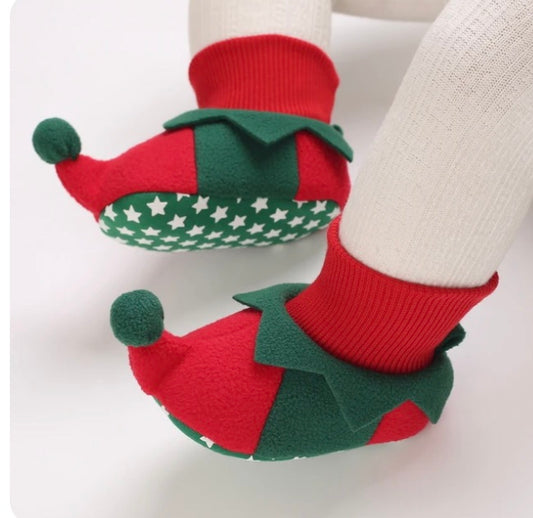 Baby Toddler ELF Slippers | Santa's Elf Christmas Slippers | ADORABLE!