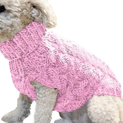 PINK Crochet Dog Sweater |  PUPPY DOG Costume Sweater | Adorable!