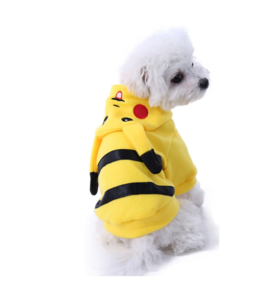 PIKACHU Dog Cat Outfit | PUPPY DOG or Cat Pokemon Pikachu Costume | Adorable!